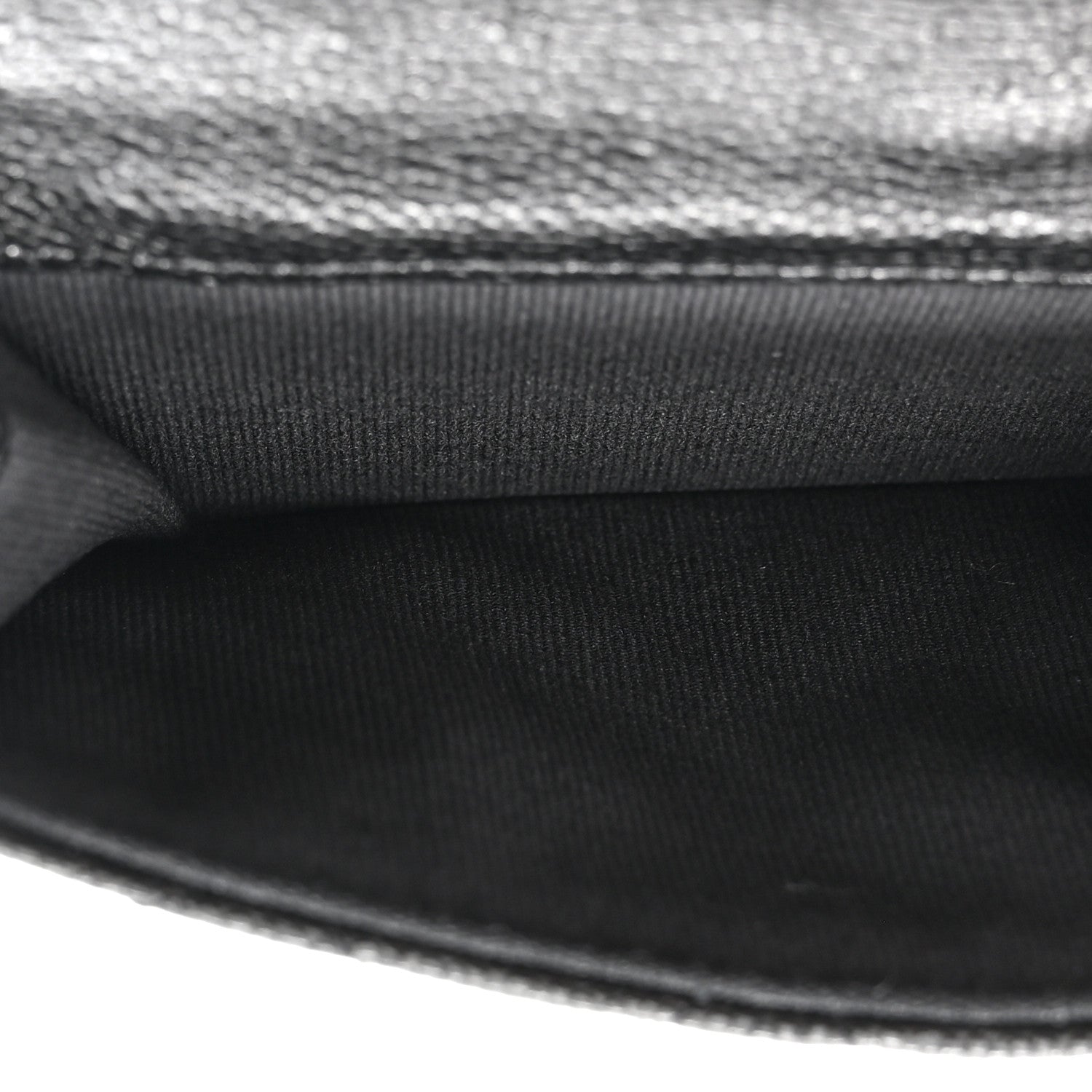 Chanel Caviar Quilted Tri-Fold Flap Wallet Black 7 of 10