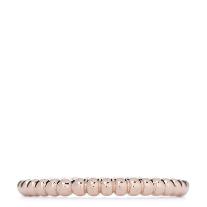 Van Cleef & Arpels 18K Rose Gold Small Perlee Ring 49 4.75 1 of 4