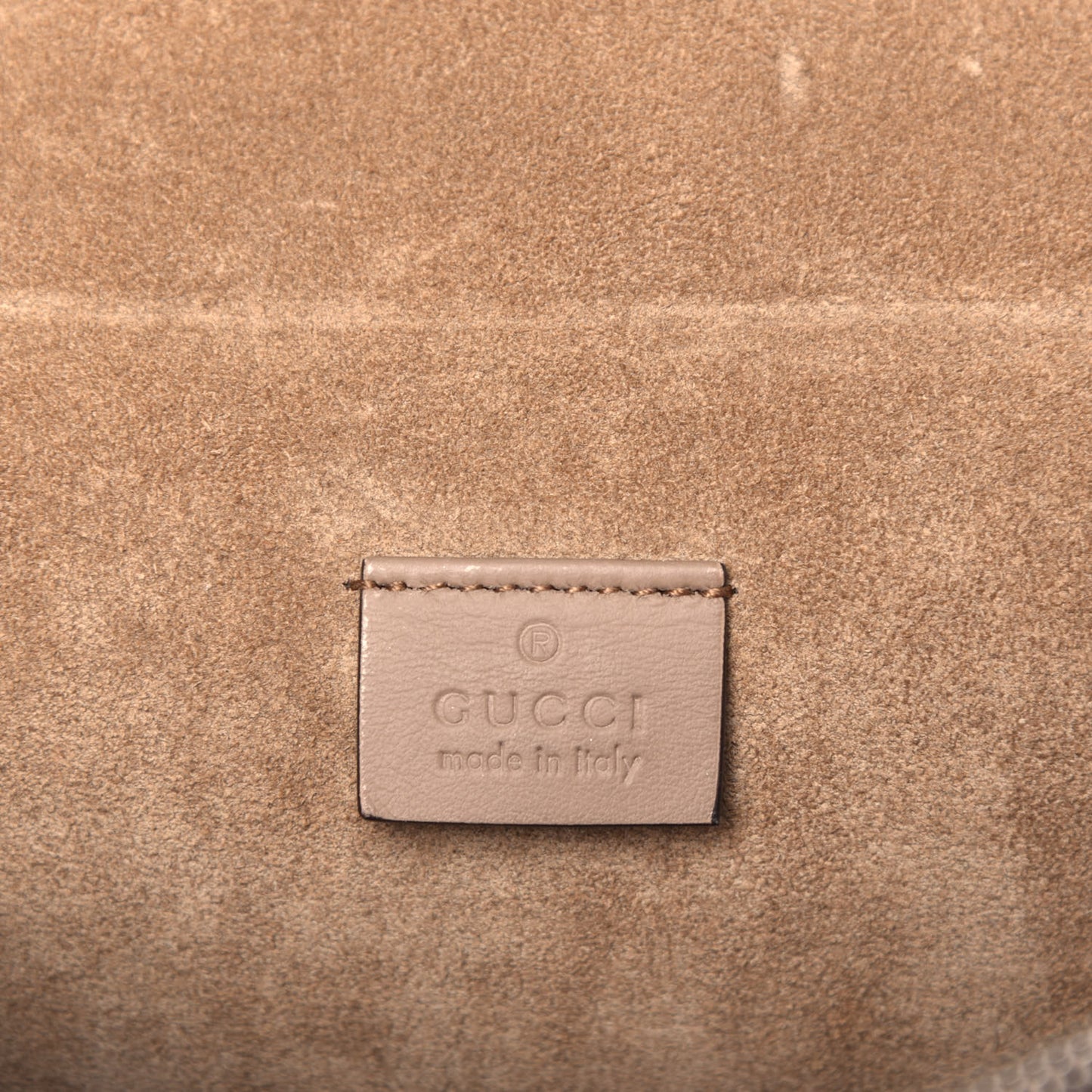 GG Supreme Monogram Small Dionysus Shoulder Bag Taupe