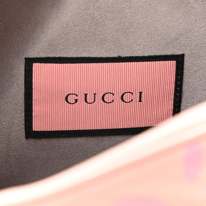 Gucci Calfskin Matelasse GucciGhost Small GG Marmont Chain Shoulder Bag Perfect Pink Rosa Ivory 7 of 10