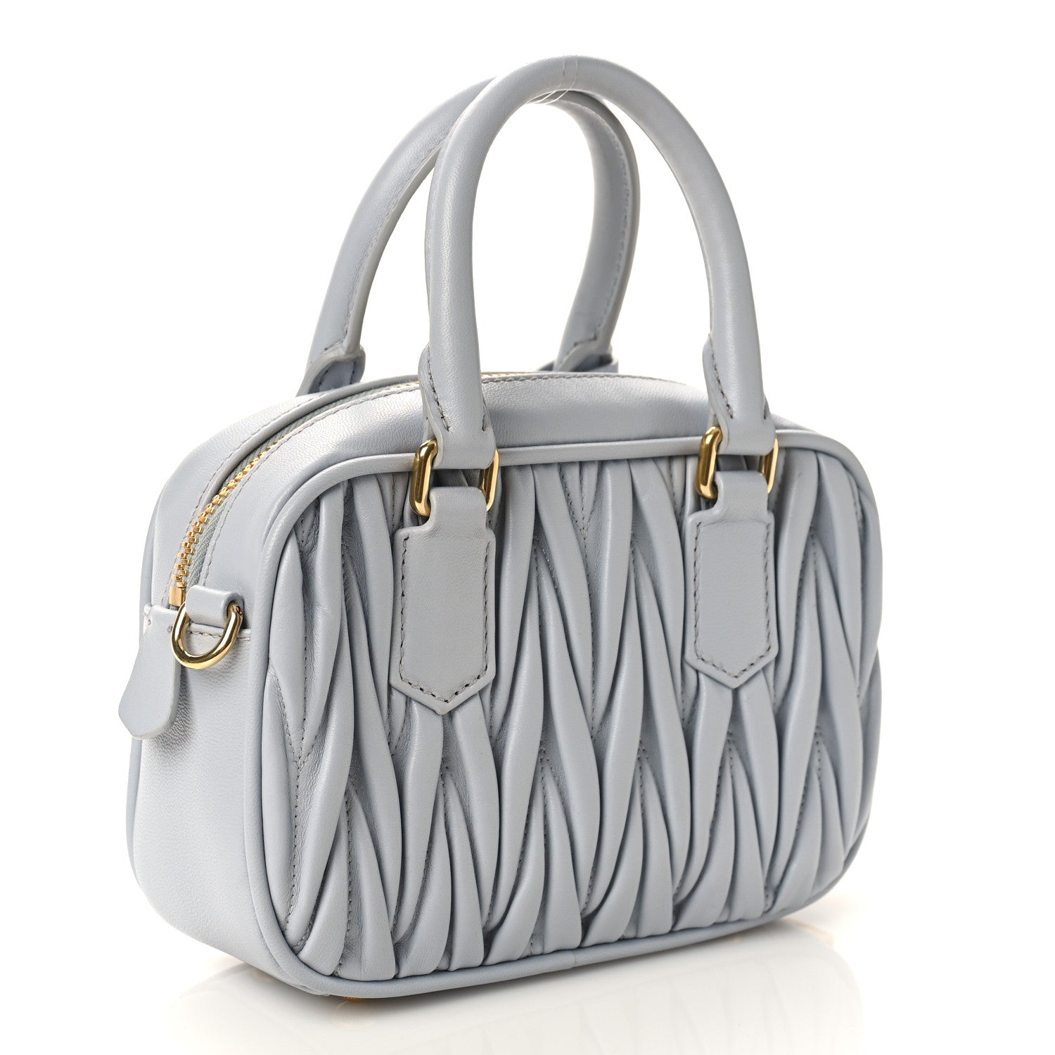 Miu Miu Nappa Matelasse Small Arcadie Cornflower 2 of 8