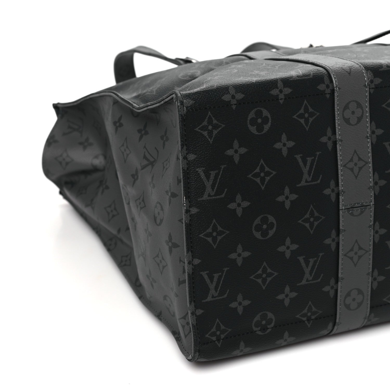 Louis Vuitton Monogram Eclipse Cabas Zippe GM Black 8 of 9