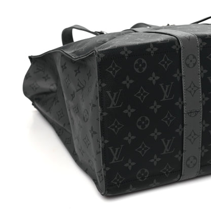 Louis Vuitton Monogram Eclipse Cabas Zippe GM Black 8 of 9