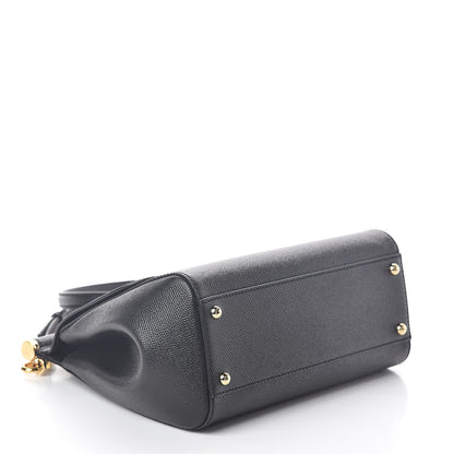 Dolce & Gabbana Dauphine Medium Miss Sicily Satchel Black 4 of 9