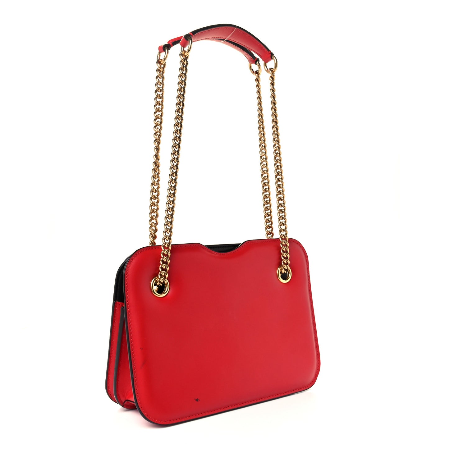 Vitello King Nubuck Pequin Karligraphy Pocket Shoulder Bag Rosso Cardinale Tobacco Moro