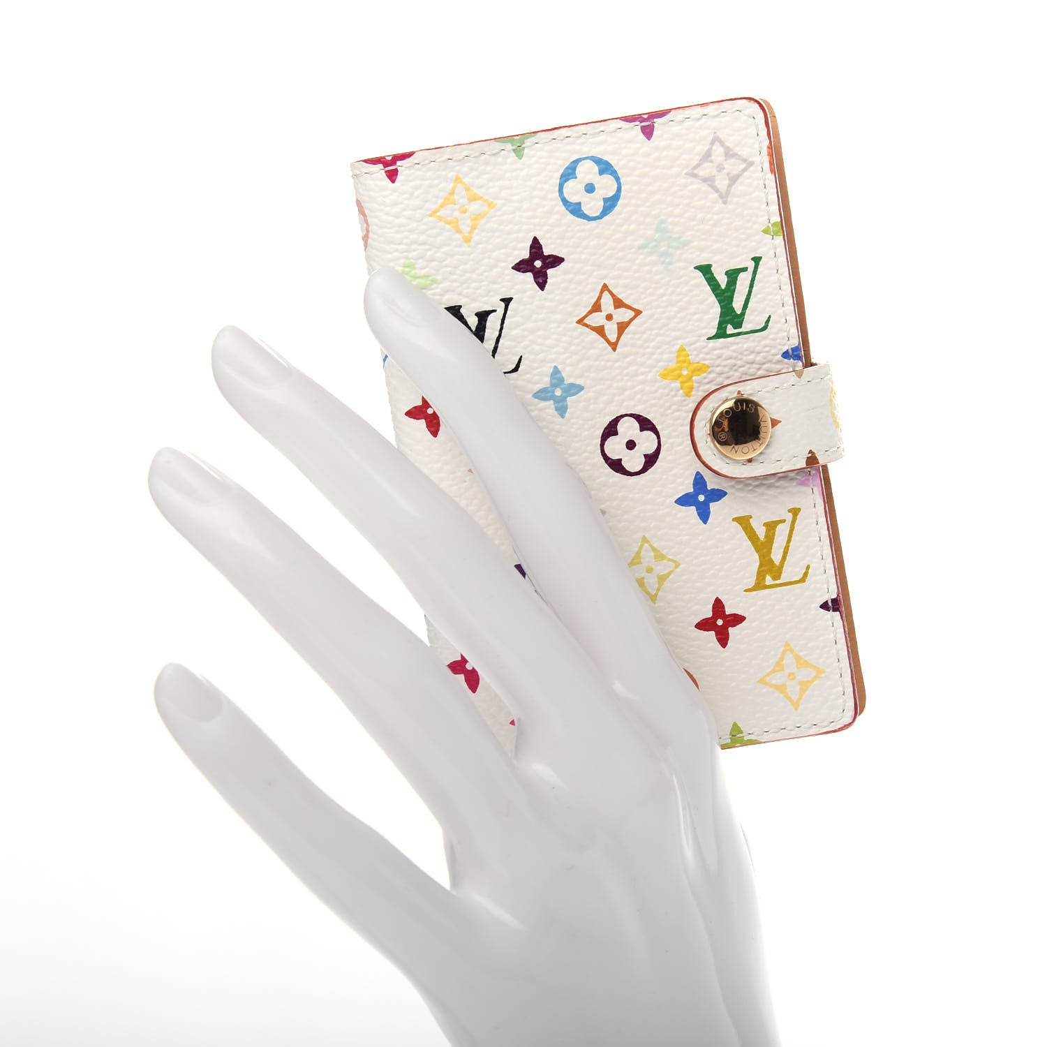 Louis Vuitton Monogram Multicolor Carnet de Bal Mini Agenda Cover White 2 of 8