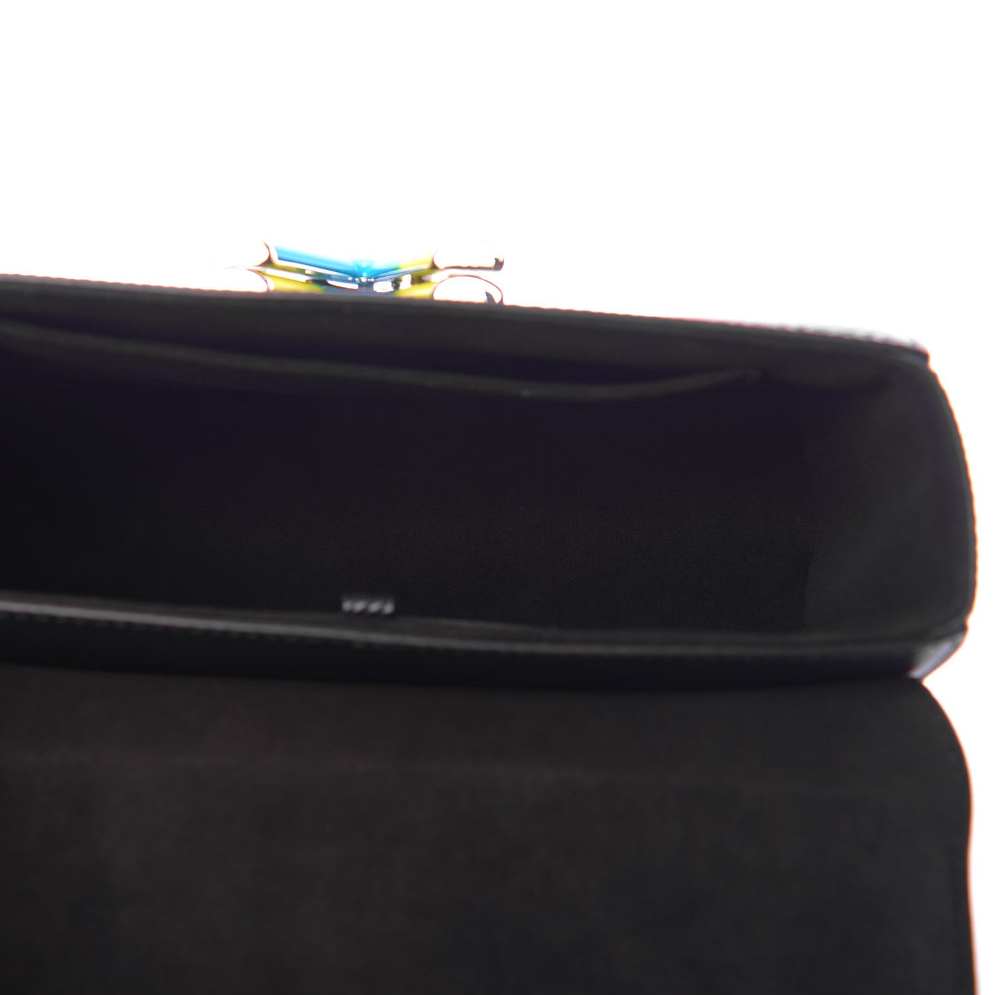 Epi Limited Edition Twist Shoulder Bag MM Black