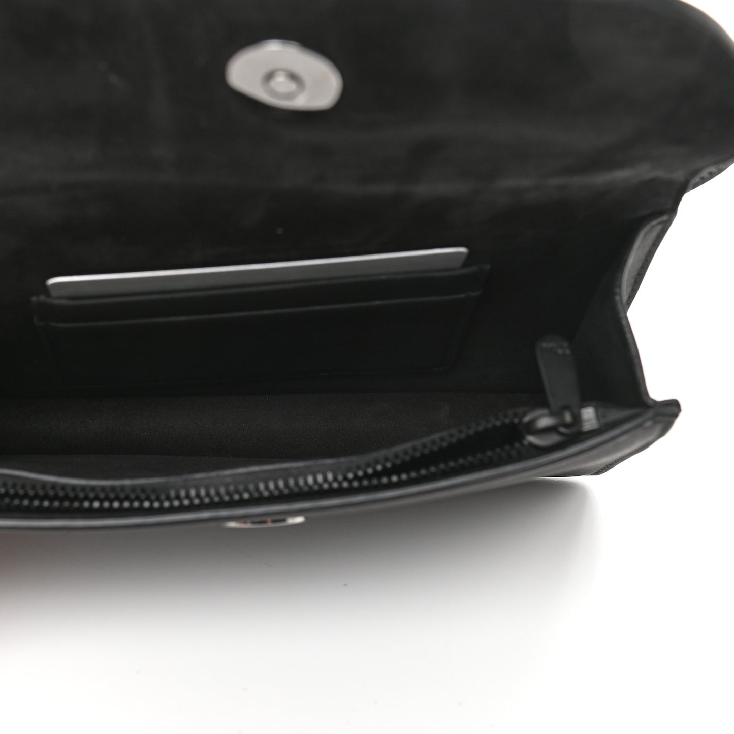 Ultra Matte Calfskin Saddle Belt Bag Black