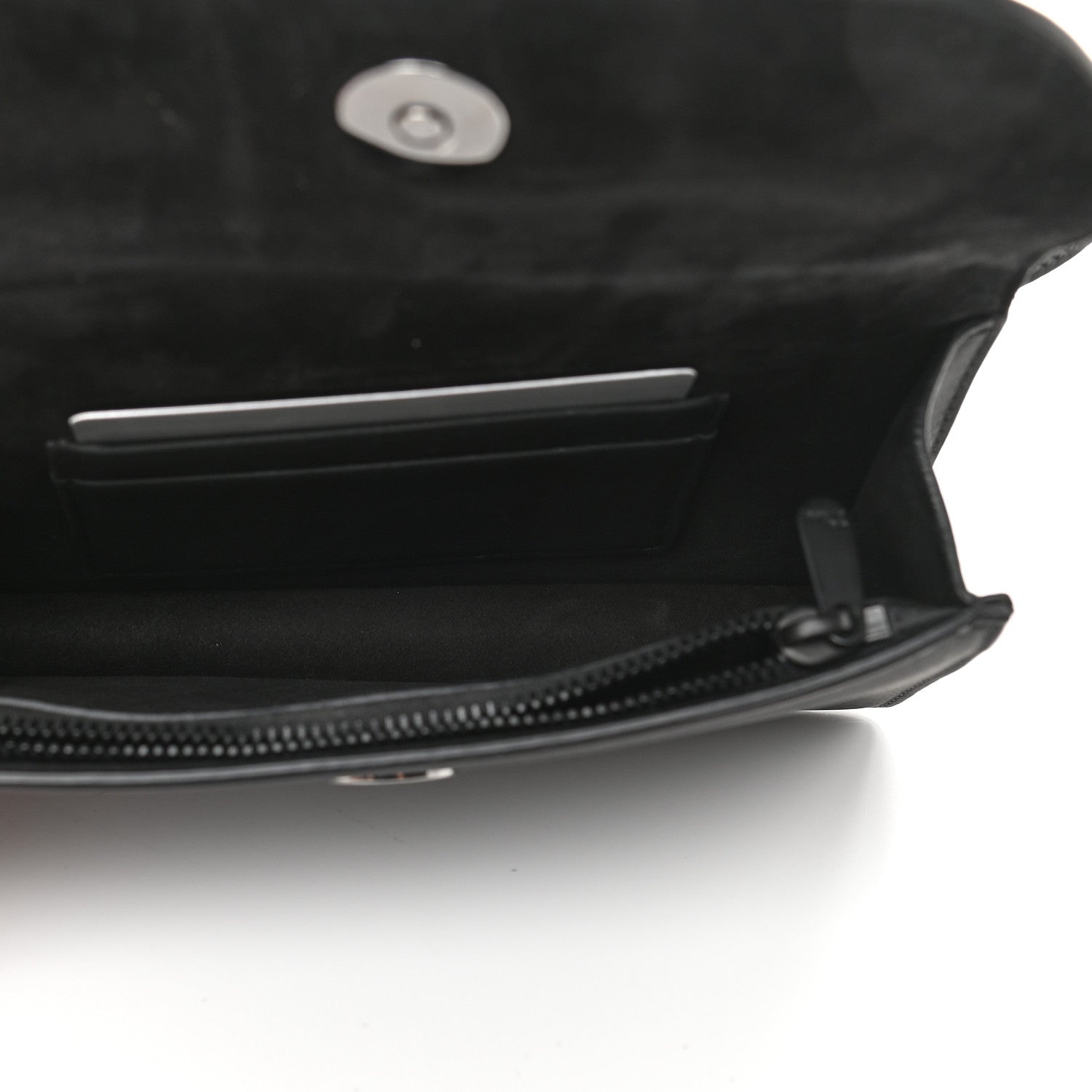 Christian Dior Ultra Matte Calfskin Saddle Belt Bag Black 4 of 7