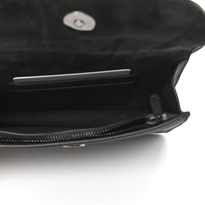 Christian Dior Ultra Matte Calfskin Saddle Belt Bag Black 4 of 7