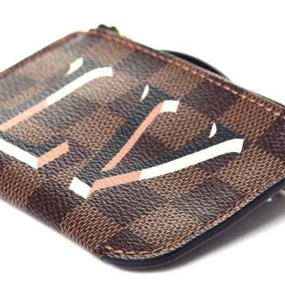 Louis Vuitton Damier Ebene Belmont Pochette Venus Pink 7 of 9