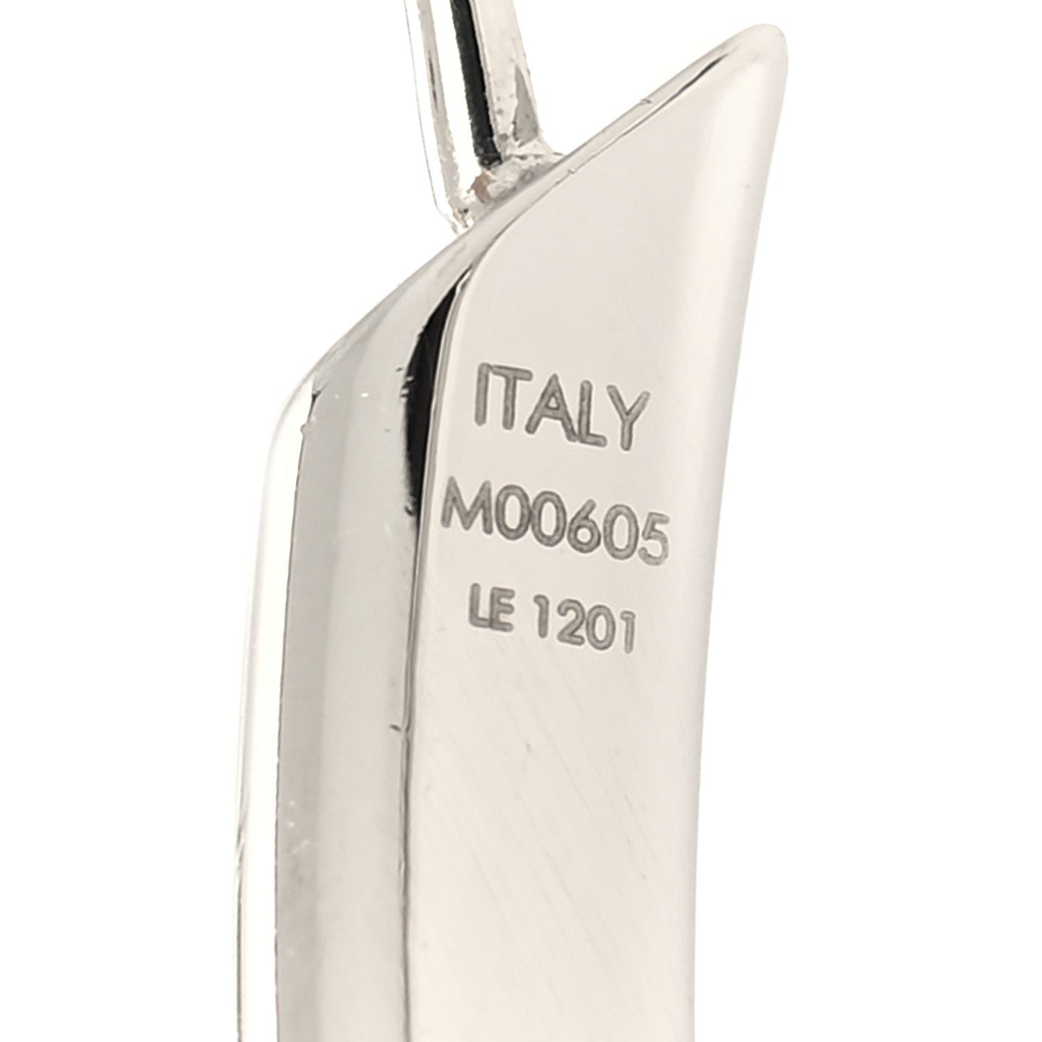 Louis Vuitton My LV Hoop Earrings Silver 4 of 4