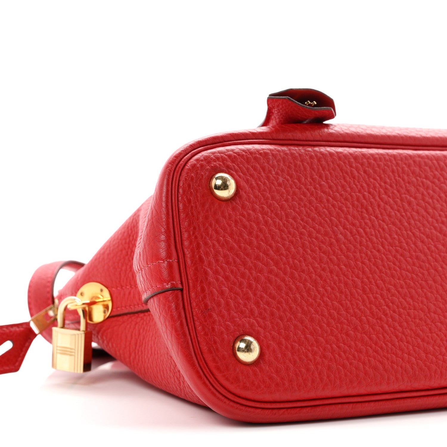 Hermes Taurillon Clemence Bolide 31 Rouge Vif 9 of 12