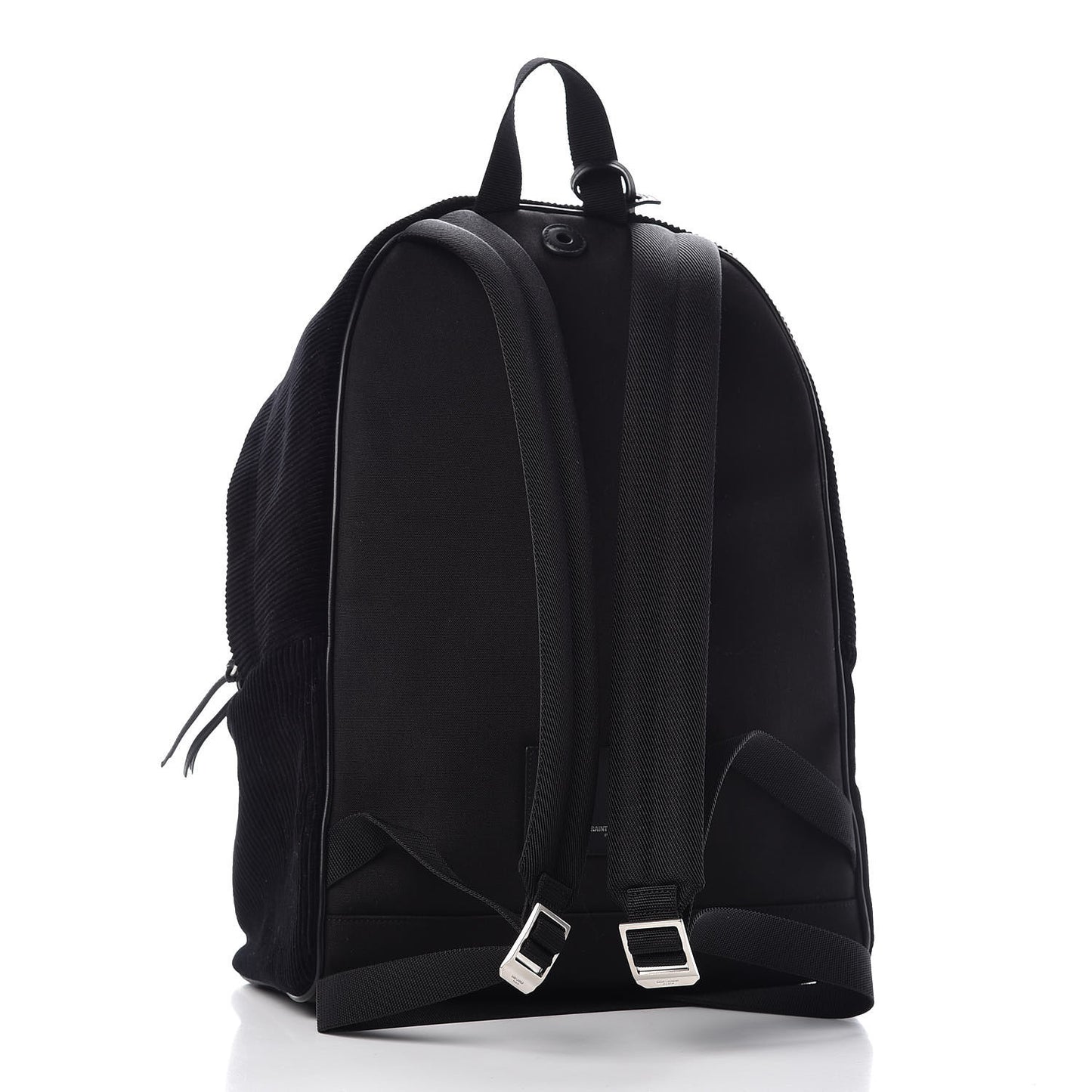 Velvet Corduroy City Backpack Black