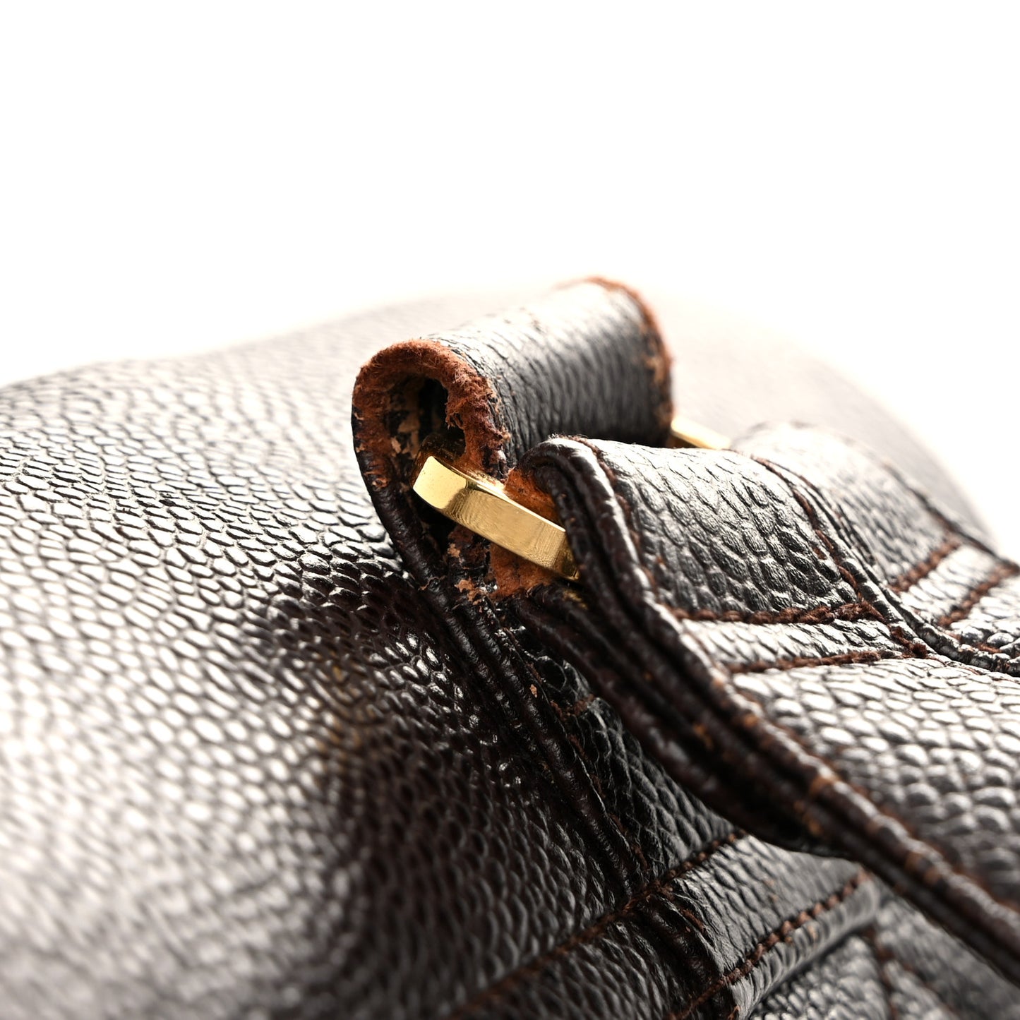 Caviar Quilted CC Backpack Brown