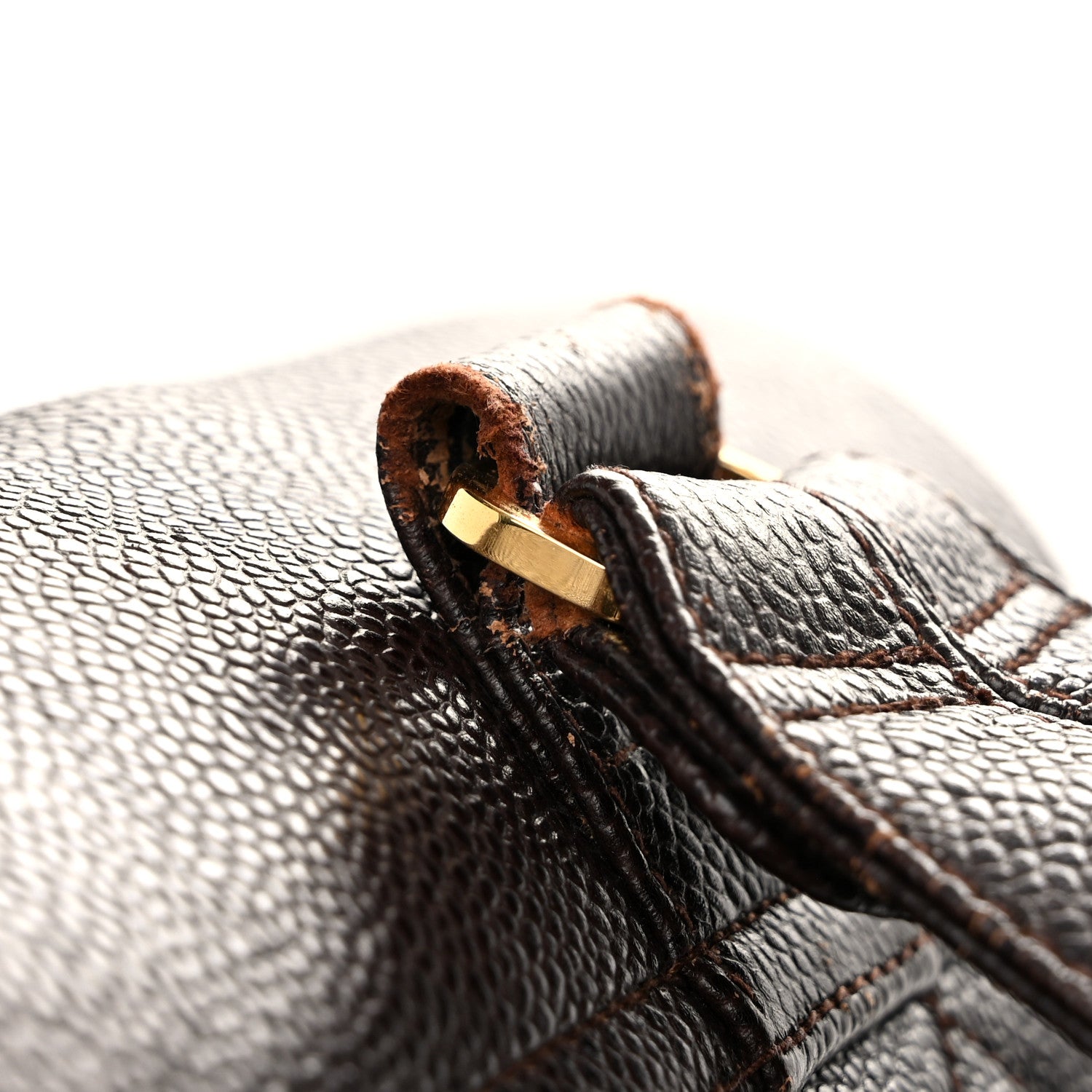 Chanel Caviar Quilted CC Backpack Brown 14 of 14