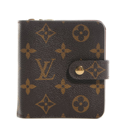 Louis Vuitton Monogram Compact Zippe Zipped Wallet 1 of 7