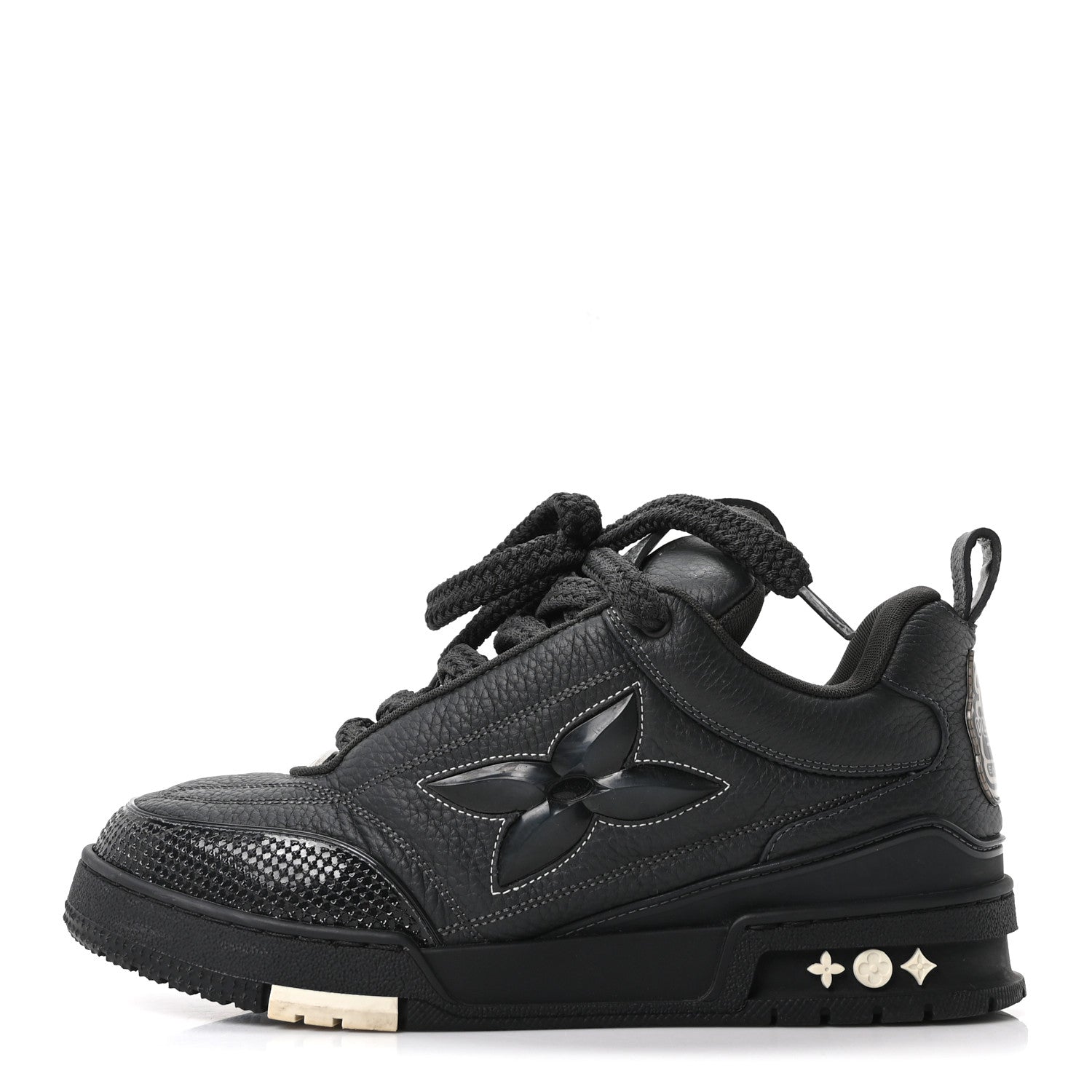 Louis Vuitton Mens LV Skate Sneakers 7.5 Black 1 of 9