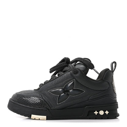 Louis Vuitton Mens LV Skate Sneakers 7.5 Black 1 of 9