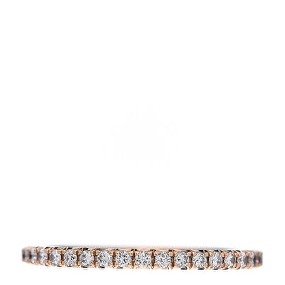 Tiffany 18K Rose Gold Diamond Metro Ring 48 4.5 1 of 3