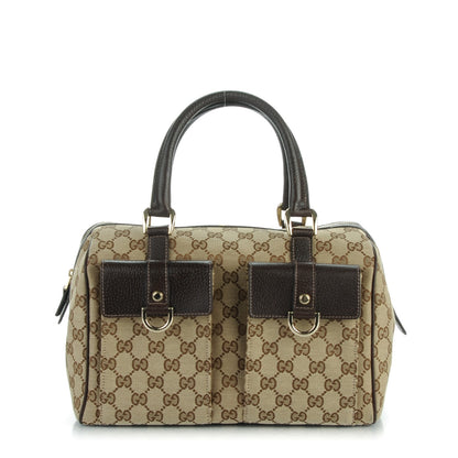 Gucci Monogram Medium Abbey Boston Dark Brown 1 of 9