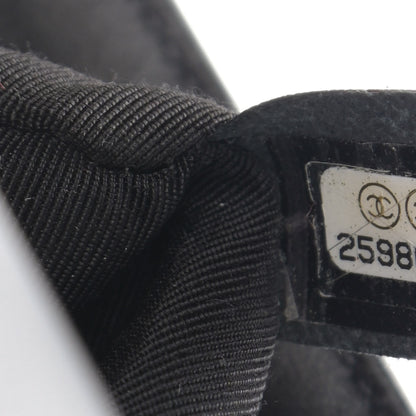 Chanel Calfskin Chevron Quilted Medium Boy Flap Black 7 of 12