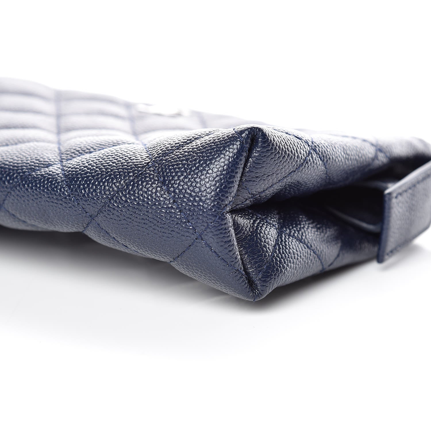 Chanel Caviar Quilted Small Pouch Navy 6 of 10