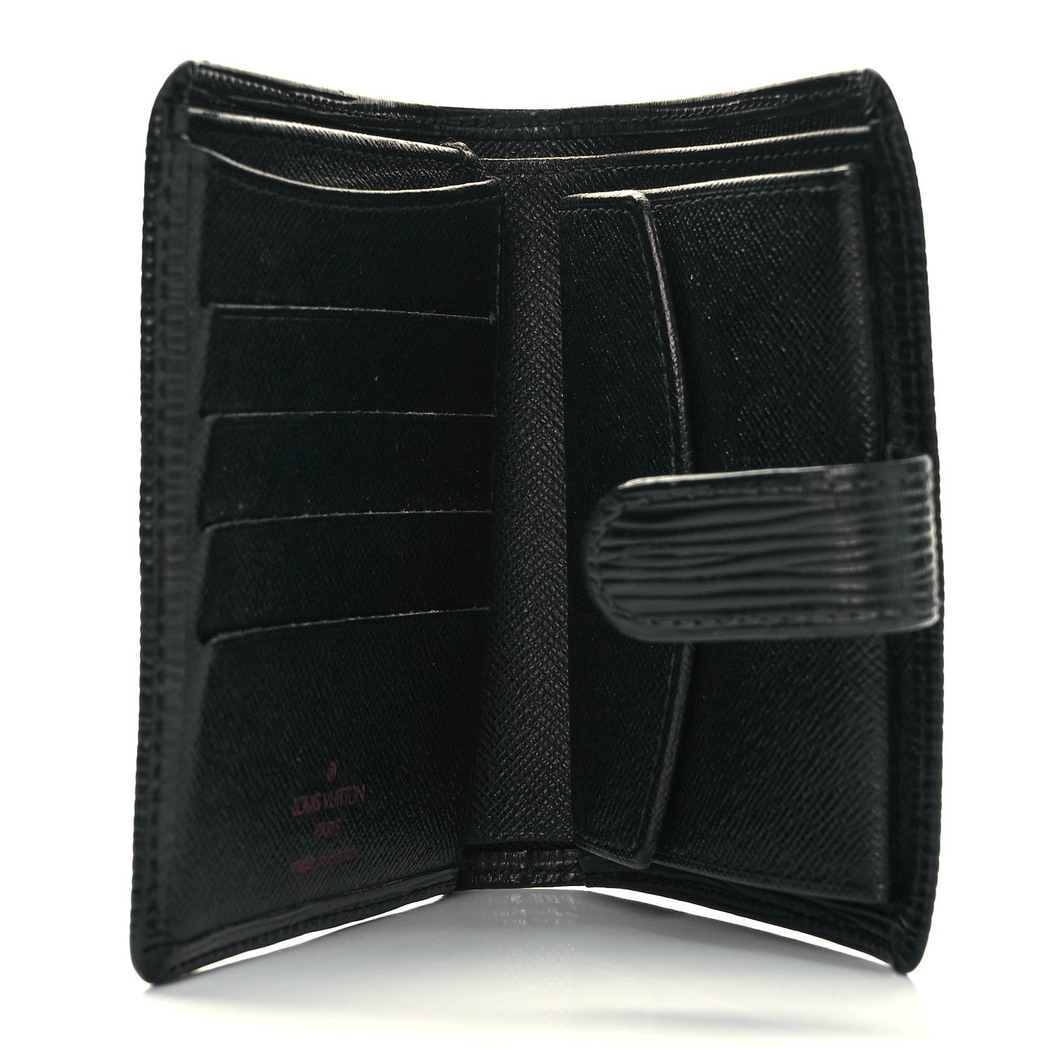 Louis Vuitton Epi Porte-Billets Compact Wallet Black 5 of 9