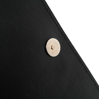 Saint Laurent Textured Patent Monogram Small Belle De Jour Clutch Black 9 of 12