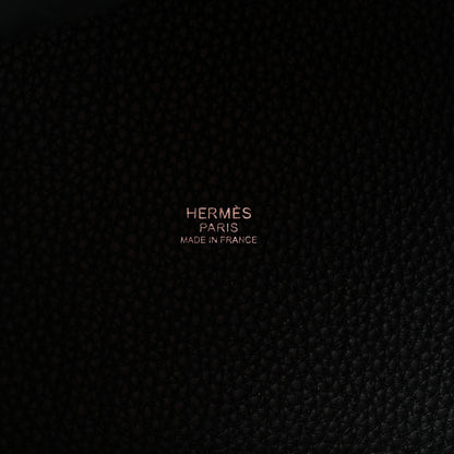 Hermes Taurillon Clemence Picotin Lock 18 PM Black 6 of 12