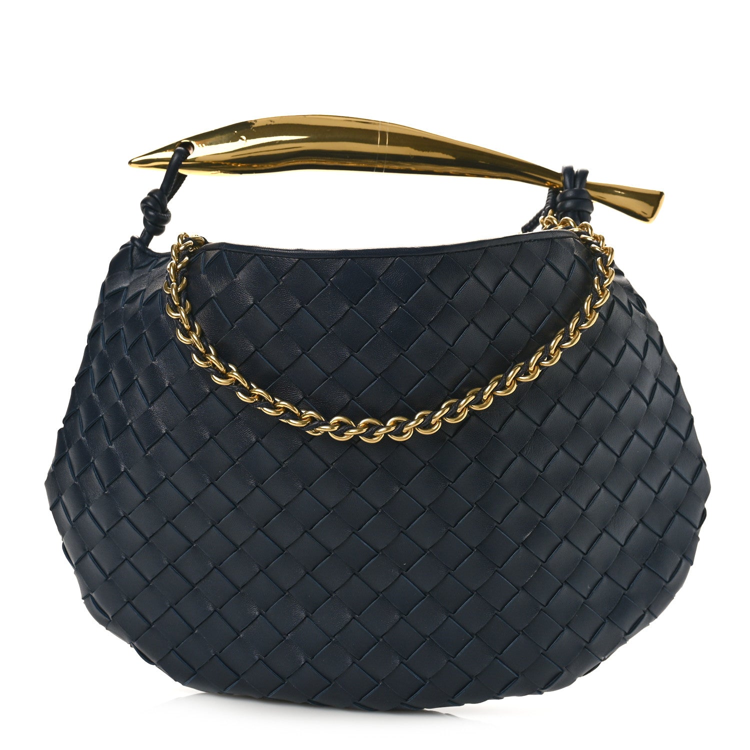 Bottega Veneta Nappa Intrecciato Sardine With Chain Bag Space 1 of 8