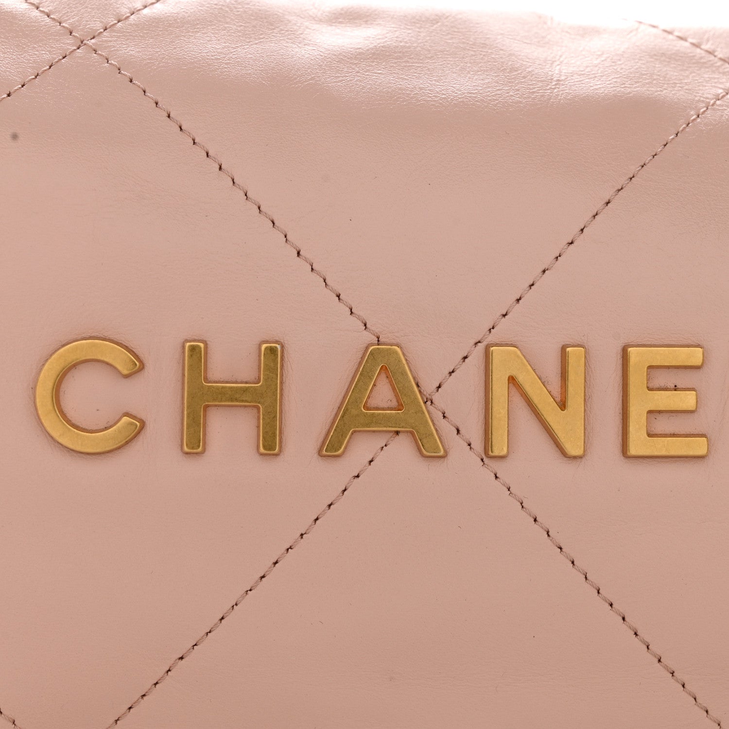 Chanel Shiny Calfskin Quilted Small Chanel 22 Light Pink 14 of 17