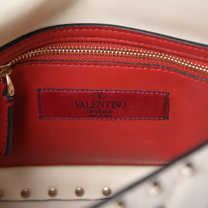 Valentino Garavani Nappa Medium Rockstud Spike Shoulder Bag Light Ivory 6 of 9