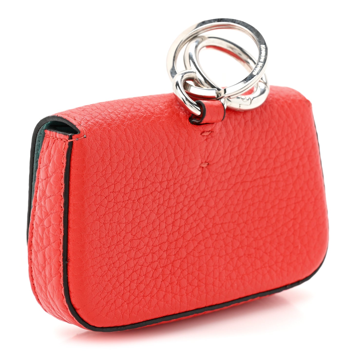 Cuoio Romano Micro Baguette Charm Papavero
