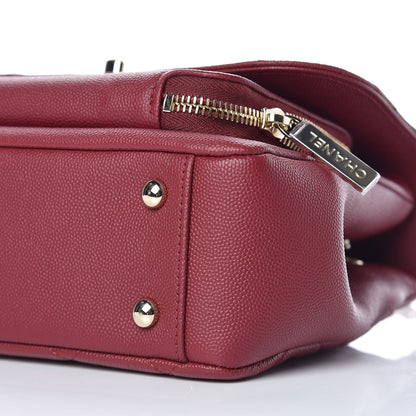 Chanel Caviar Quilted Medium Business Affinity Flap Burgundy 6 of 10