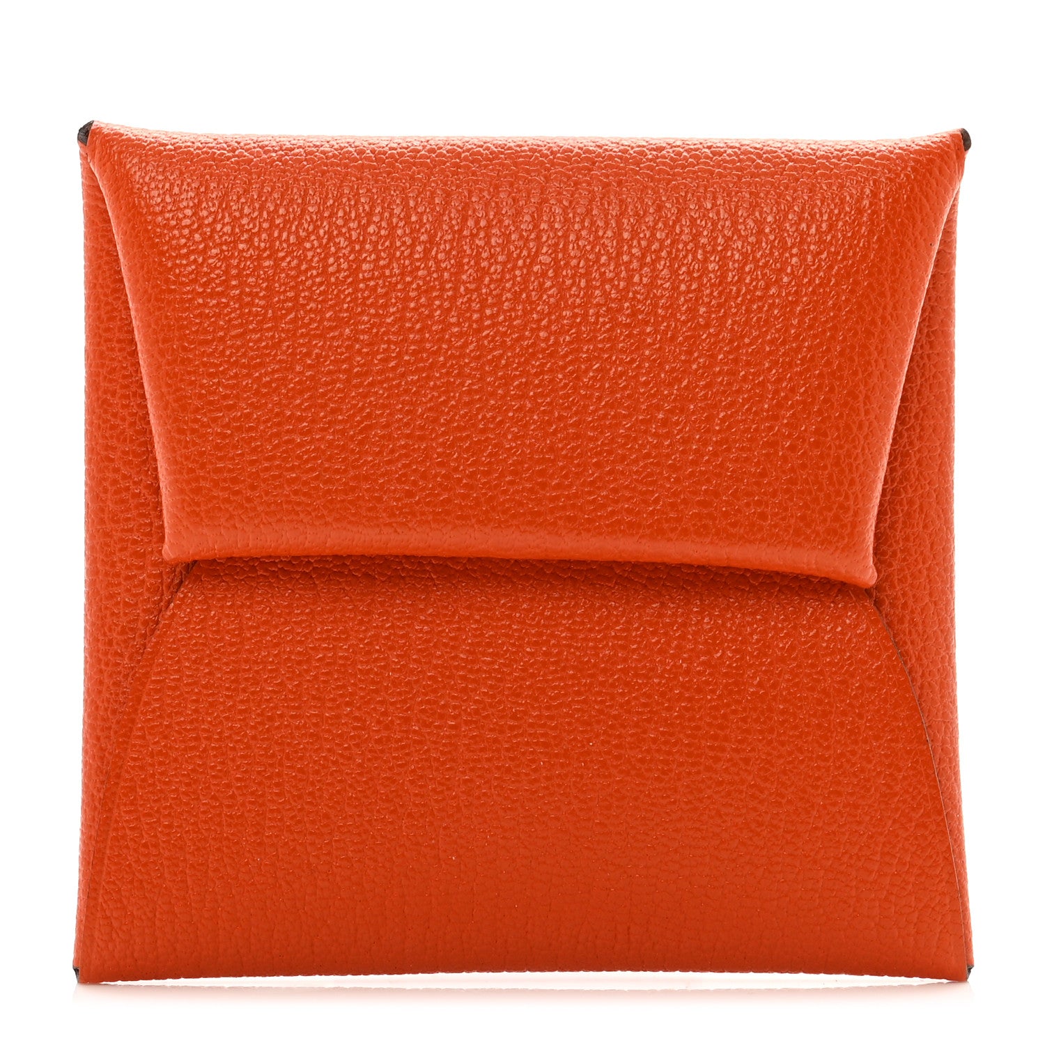 Hermes Chevre Mysore Bastia Coin Purse Feu 1 of 7