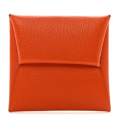 Hermes Chevre Mysore Bastia Coin Purse Feu 1 of 7