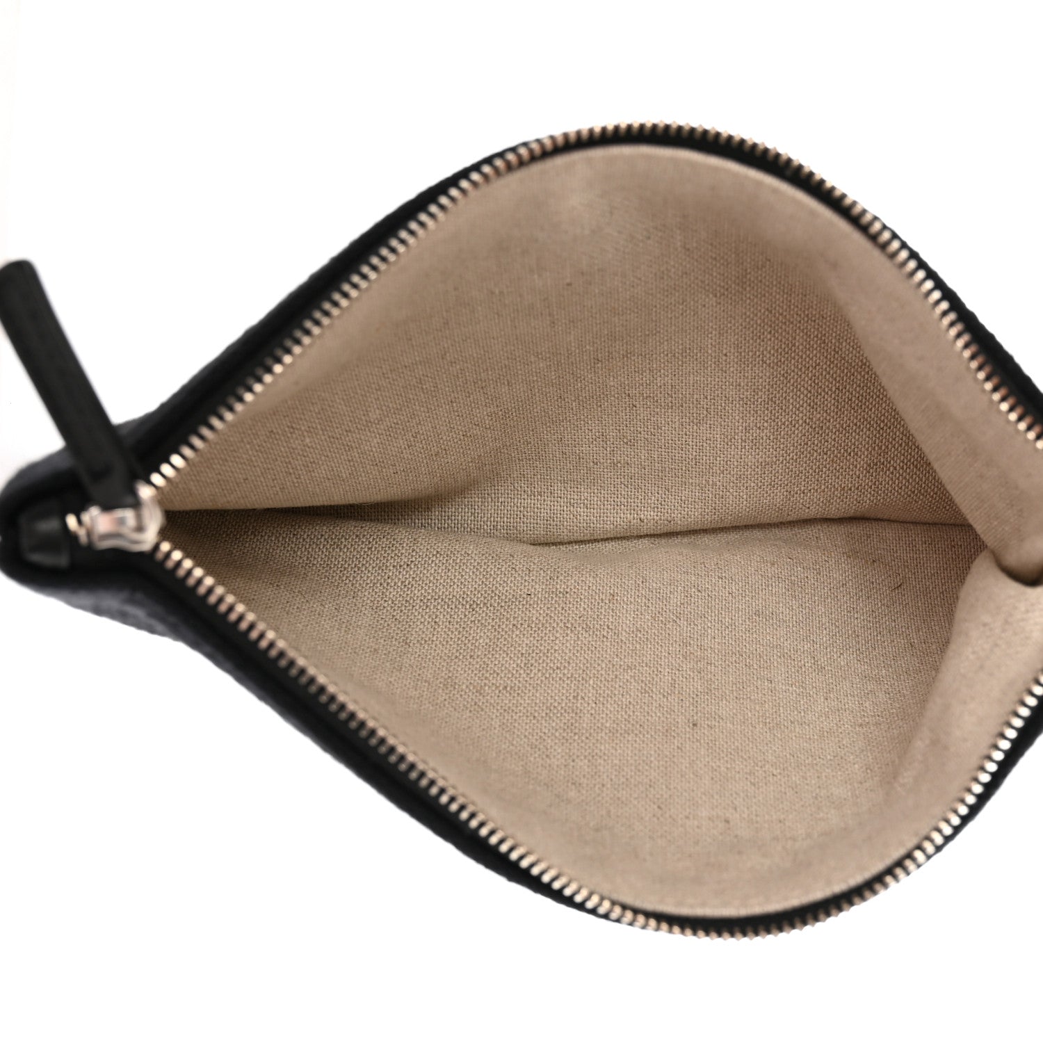 Chanel Canvas Small Deauville Pouch Black 5 of 6