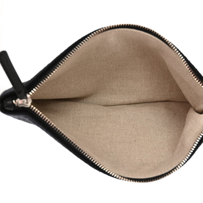 Chanel Canvas Small Deauville Pouch Black 5 of 6