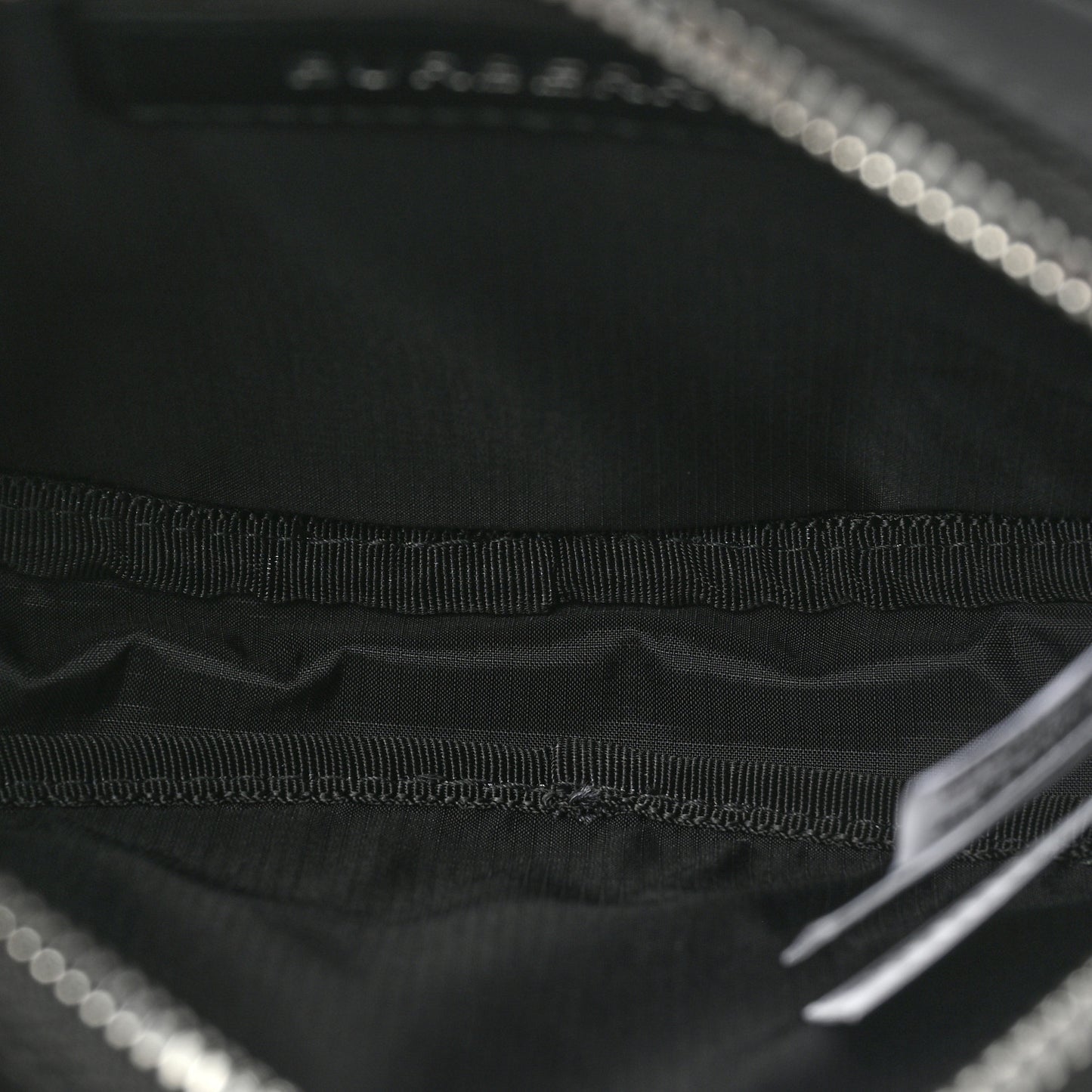 Econyl Logo Print Small Cannon Bum Bag Black