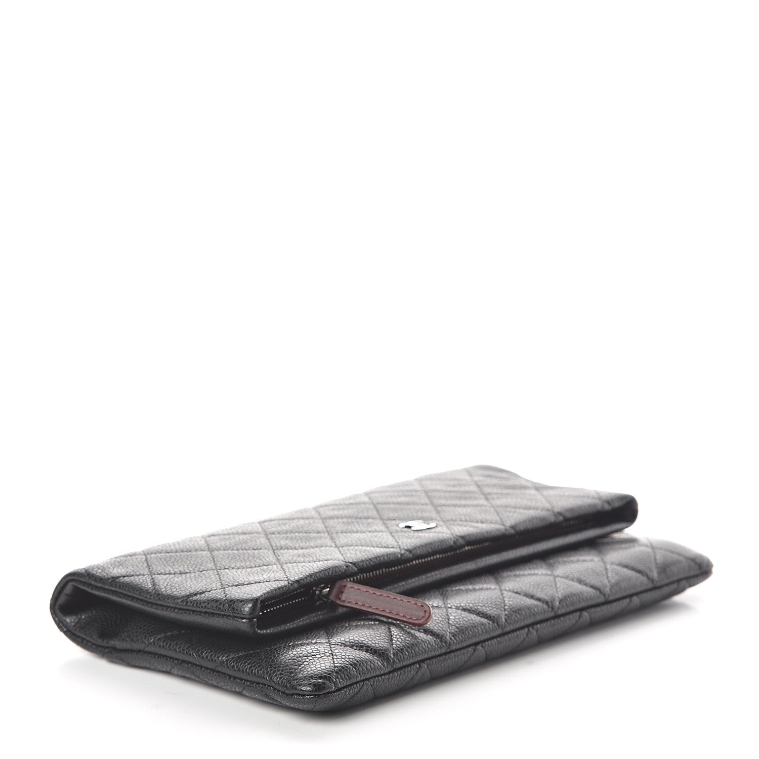 Chanel Caviar Quilted CC Beauty Clutch Black 3 of 6