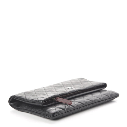 Chanel Caviar Quilted CC Beauty Clutch Black 3 of 6