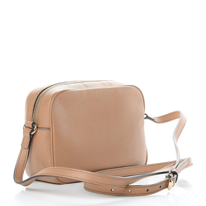 Gucci Pebbled Calfskin Small Soho Disco Bag Rose Beige 3 of 11