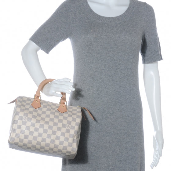Louis Vuitton Damier Azur Speedy 25 2 of 7