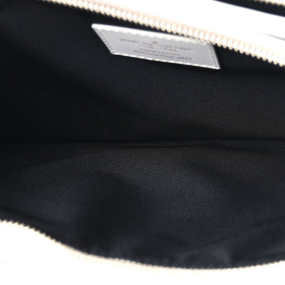 Louis Vuitton Calfskin Newspaper Print Pouch 6 of 7