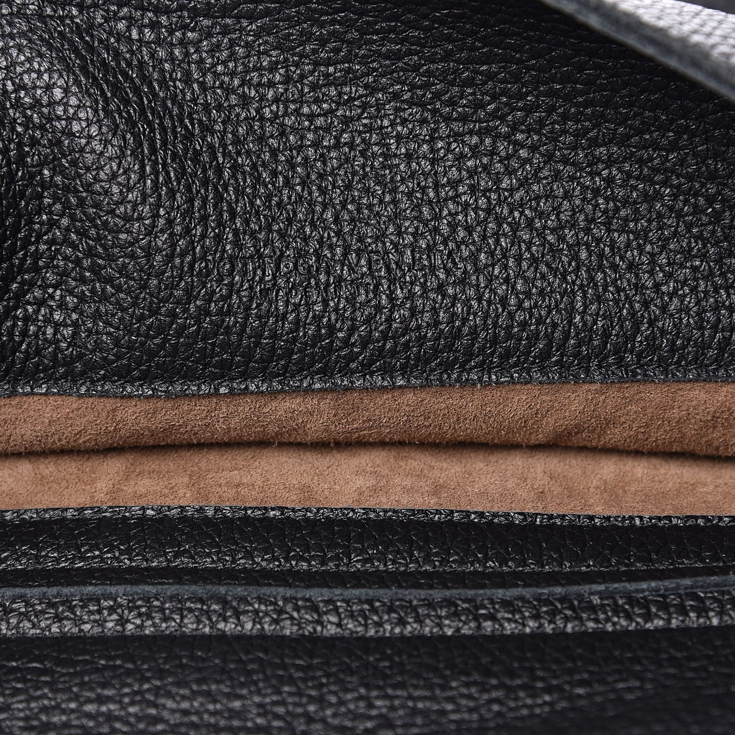 Cervo Lavato Deerskin Hobo Black