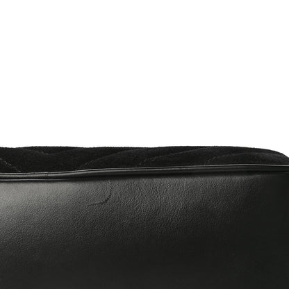 Saint Laurent Suede Calfskin Monogram Lou Camera Bag Black 11 of 12
