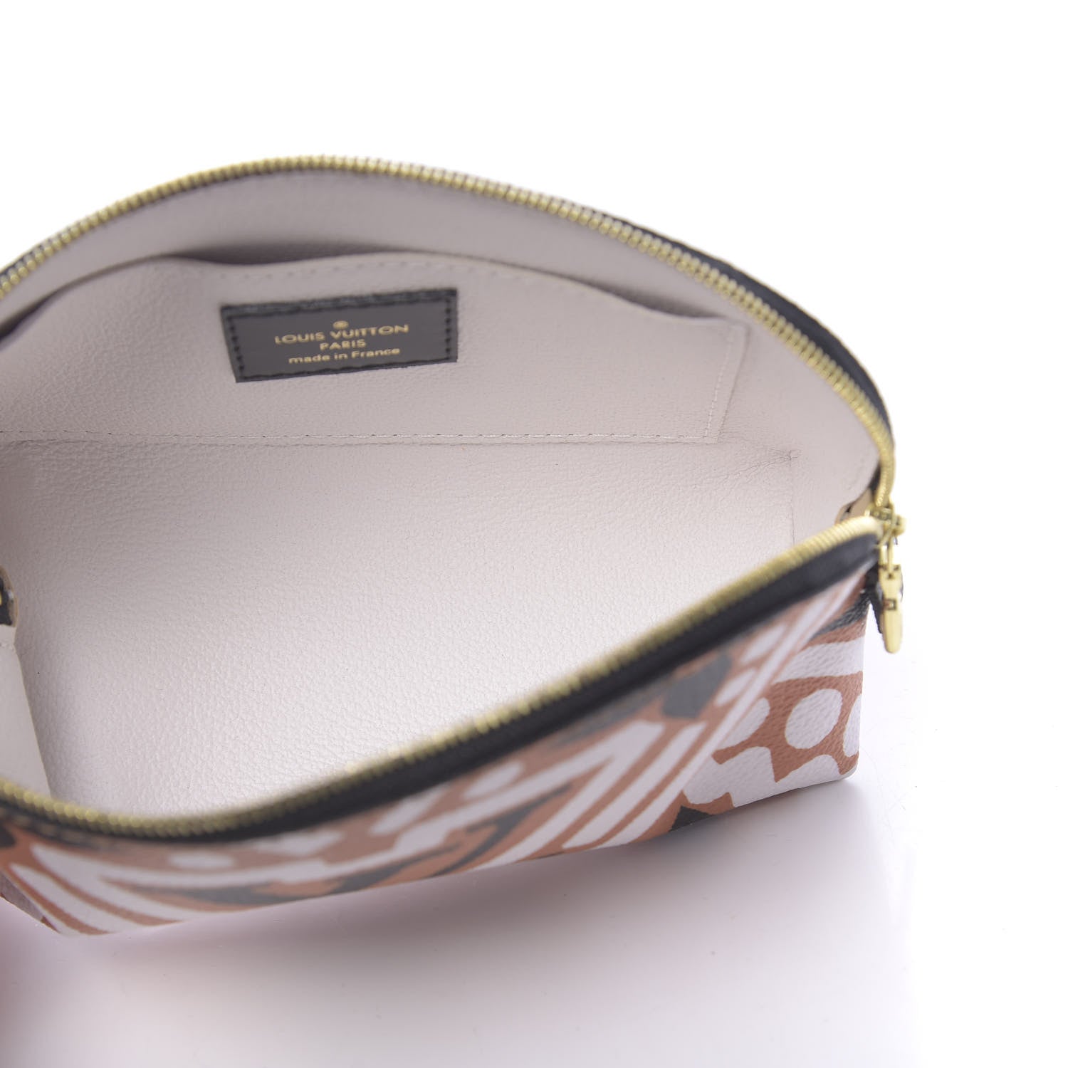 Louis Vuitton Monogram Giant Crafty Cosmetic Pouch Crème Caramel 5 of 7