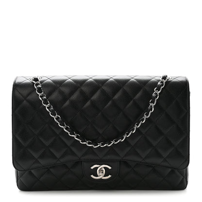 Chanel Caviar Quilted Maxi Double Flap Black 1 of 10