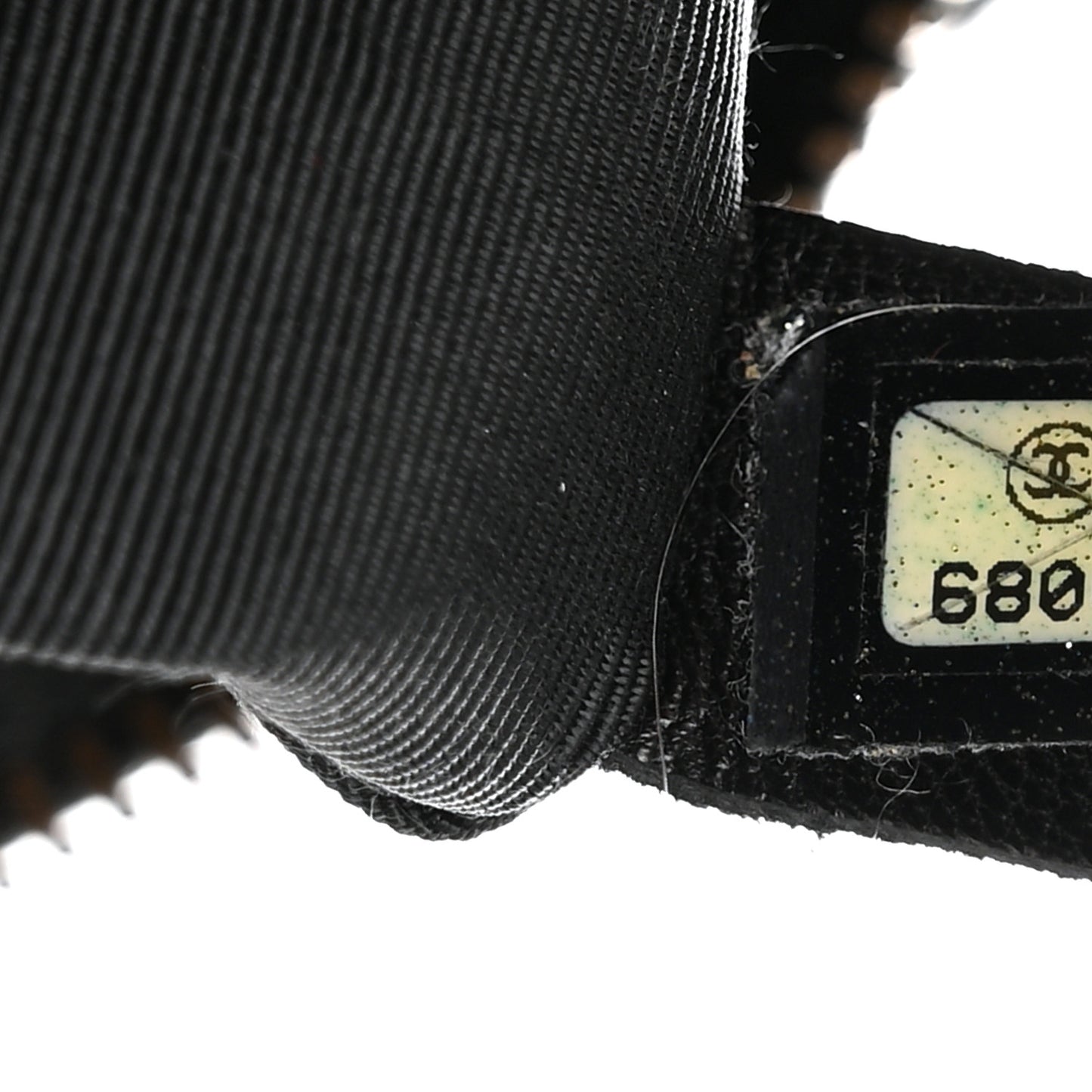 Calfskin Contrast Stitch Surpique Bowler Black